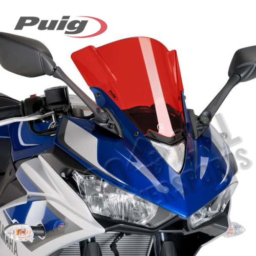 PUIG - PUIG Z-Racing Windscreen - Red - 7649R