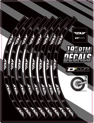 DCOR - DCOR Rim Decal - FLY 19in. - Rear - 40-80-211