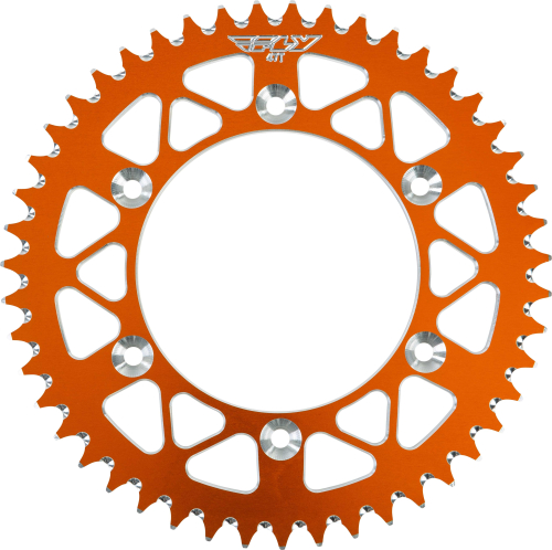 Fly Racing - Fly Racing Aluminum Rear Sprocket - Orange - 47T - 316-47 ORG