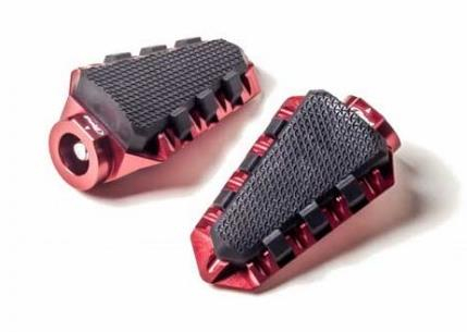 PUIG - PUIG Trail Footpegs - Offroad - Red - 7319R