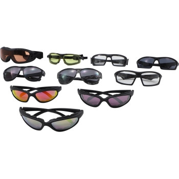 Bobster Eyewear - Bobster Eyewear Rider Prepack Bobster Sunglasses - PPBOB21B - Black - OSFM