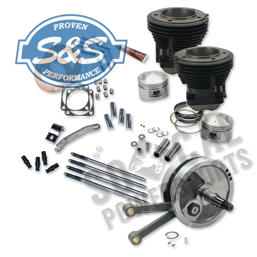 S&S Cycle - S&S Cycle Big Bore Stroker Kit - 93in. - 8.5:1 Compression - 91-9126