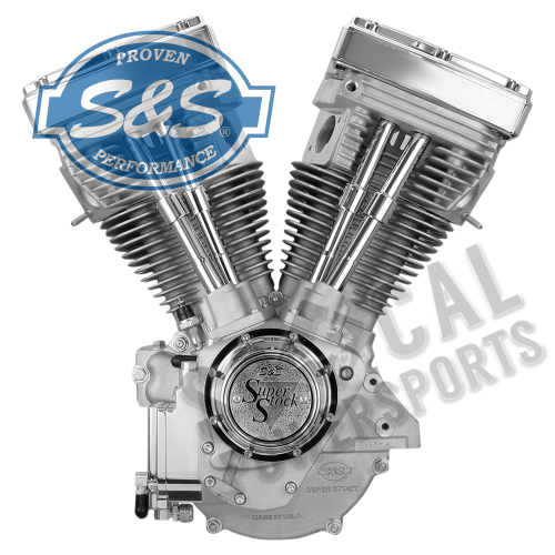 S&S Cycle - S&S Cycle V80 Long-Block Engine - Natural Finish - 310-0232
