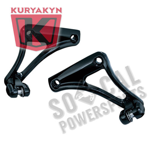 Kuryakyn - Kuryakyn Underseat Peg Mounts - Black - 4334