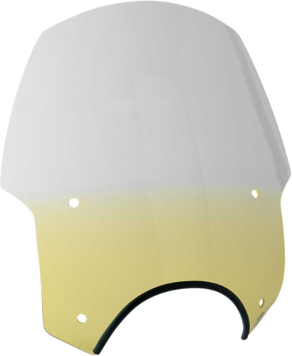 Memphis Shades - Memphis Shades Alley Cat Sportshield Windshield (9in. Cutout) - Gradient Yellow - MEP5625