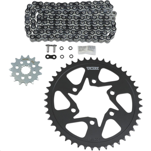 Vortex - Vortex WSS Warranty Chain and Sprocket Kit - Black - CK6400