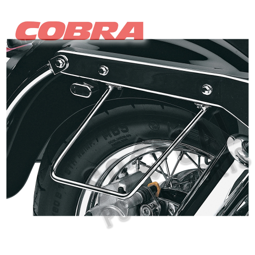 Cobra - Cobra Saddlebag Supports - Chrome - 02-6461
