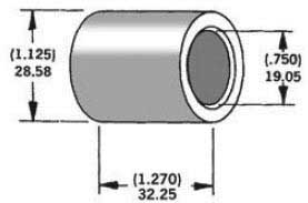 HardDrive - HardDrive 3/4in. Axle Spacers - 1.270in. W - Zinc - 339303