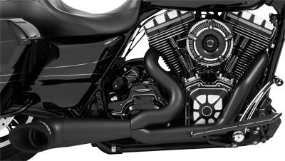 Freedom Performance - Freedom Performance 2-Into-1 Turnout Exhaust System - Pitch Black - HD00511