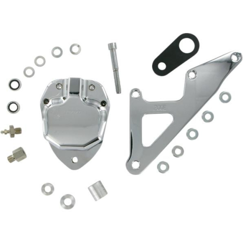 GMA Engineering - GMA Engineering 2-Piston Front Brake Calipers - Smooth Chrome - GMA-200ESC