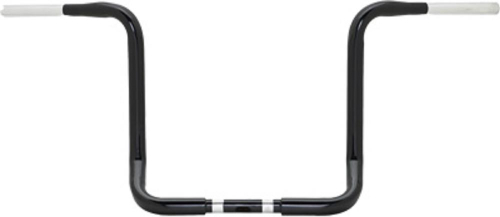 HardDrive - HardDrive 1 1/4in. Ape Hanger Handlebar - 12in. - Black - H31-0240GBS-12