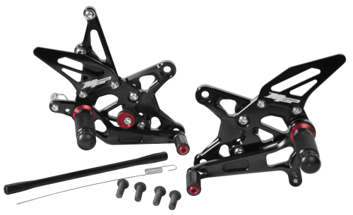 Hotbodies Racing - Hotbodies Racing Fully Adjustable Rearset - Black - 41102-2500