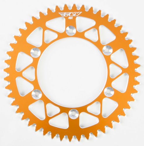 Fly Racing - Fly Racing Aluminum Rear Sprocket - Orange - 48T - 316-48 ORG