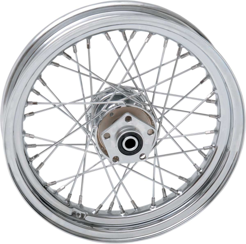 Drag Specialties - Drag Specialties Laced Chrome 40 Spoke 16x3 Rear Wheel - 64435