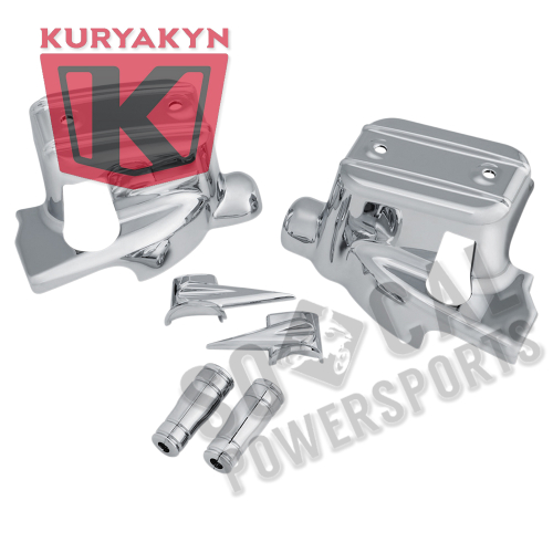 Kuryakyn - Kuryakyn Chrome Brake and Clutch Control Dress-Up Kit - 1739