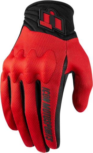 Icon - Icon Anthem 2 Gloves - 3301-3683 - Red - Small