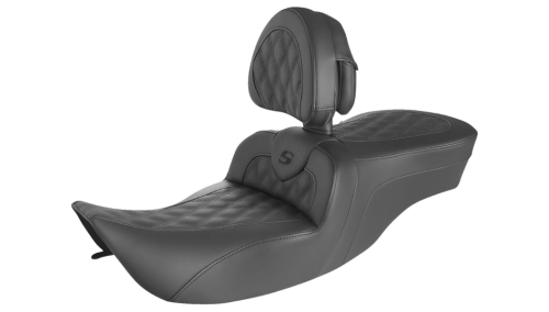 Saddlemen - Saddlemen Road Sofa LS Seat with Backrest - 897-06-182BR