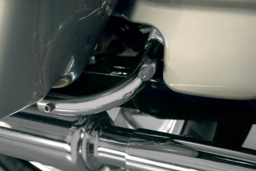 Rick Dosss Revenge Cycle - Rick Dosss Revenge Cycle Saddlebag Guard Eliminator Brackets - Chrome - S77-0137