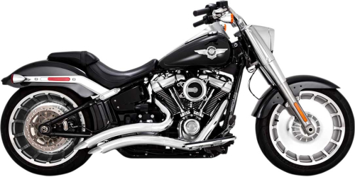 Vance & Hines - Vance & Hines Big Radius 2-Into-2 Exhaust System - Chrome - 26075