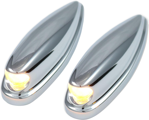 Bagger Nation - Bagger Nation Bullet Turn Signals for Road Glides - Chrome - TSEE-RG-13E-C
