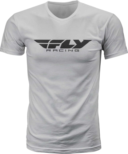 Fly Racing - Fly Racing Corporate Standard Youth T-Shirt - 352-0946YL - Gray - Large