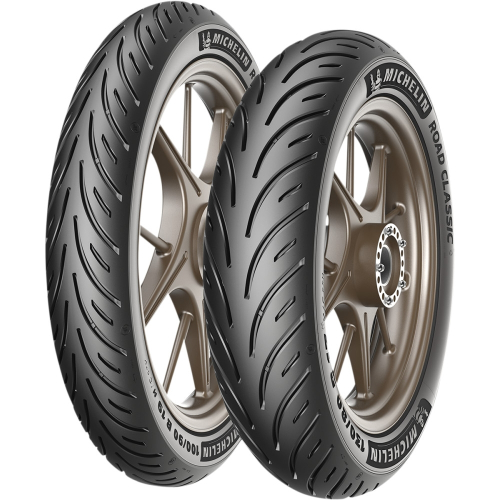 Michelin - Michelin Road Classic Front Tires - 100/90-18 - 41212