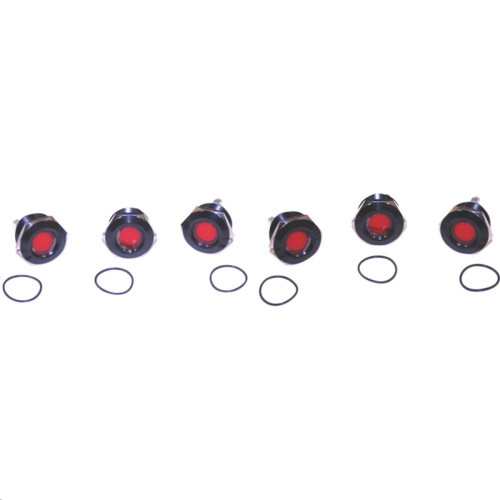 Namz - Namz Flush Mounted LED Indicators - 1in. - Black - LLC-RFLB