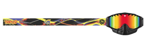 Triple 9 Optics - Triple 9 Optics Saint Snow Goggles - 37-2319 - Colten Moore / Fire Mirror/Bronze Lens - OSFM