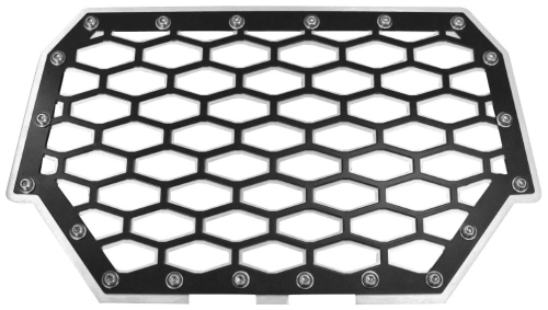 ModQuad - ModQuad Front Grill - Black/Silver - RZR-FG2-BLK