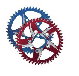 Vortex - Vortex CAT5 Rear Sprocket - Red - 43T - 120AZR43