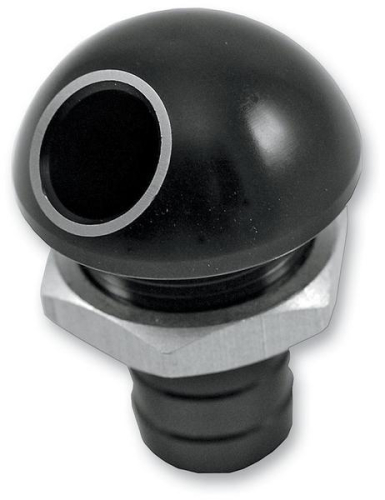 Blowsion - Blowsion Billet Bilge Fitting - 45 Deg. - Black - 04-03-031