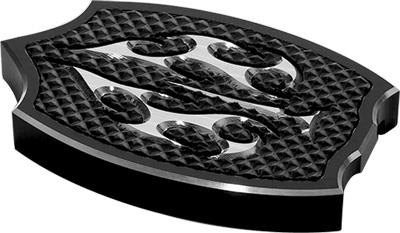 Precision Billet - Precision Billet Aces Wild Billet Brake Pedal Cover - Black - ACE-360-ALL-BLK