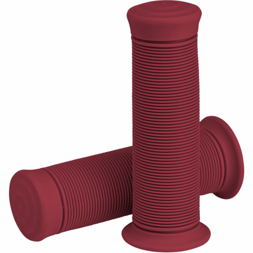 Biltwell Inc. - Biltwell Inc. Kung Fu Grips for 7/8in. Handlebars - Oxblood - GRKFU78OX