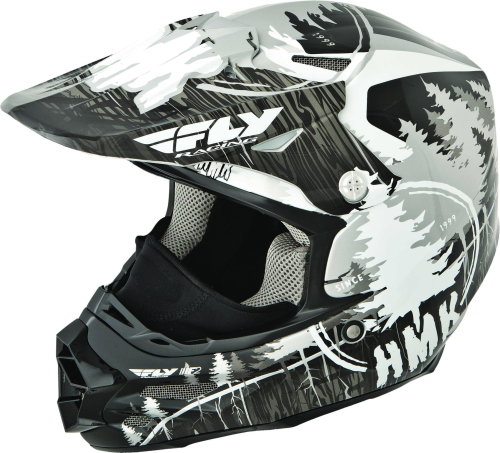 Fly Racing - Fly Racing F2 Carbon Pro Stamp Helmet - 73-4921S - Stamp Black - Small