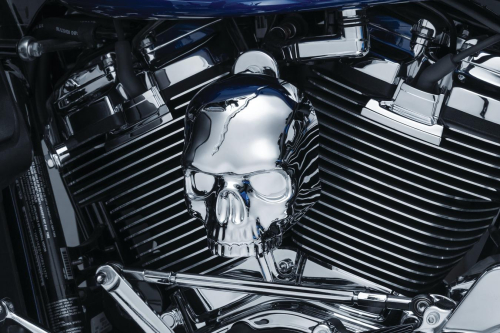 Kuryakyn - Kuryakyn Skull Horn Cover for Waterfall Style Horn - Chrome - 5730