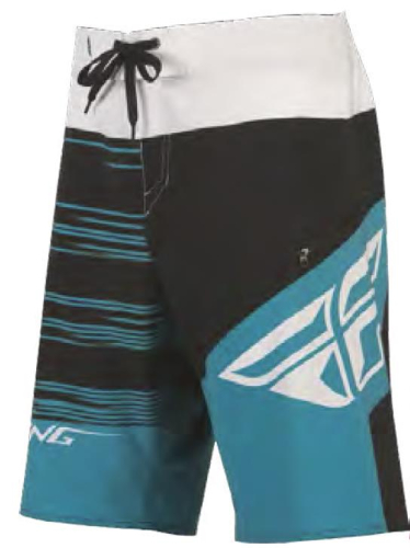 Fly Racing - Fly Racing Influx Board Shorts - 353-19128 - Blue/Black - 28