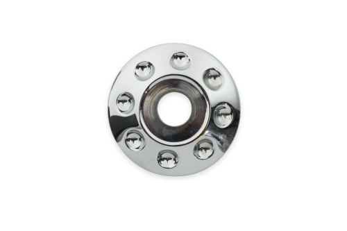 Bagger Nation - Bagger Nation Yaxle with Domino Caps - Chrome - YAXLE-08-DM-C