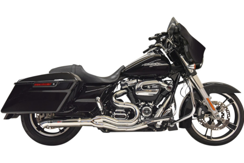 Bassani Manufacturing - Bassani Manufacturing Road Rage II 2:1 Mid-Lenght Exhaust System - Chrome - 1F88C