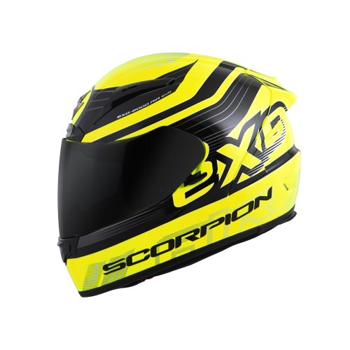 Scorpion - Scorpion EXO-R2000 Fortis Helmet - 200-7532 - Black/Neon - X-Small