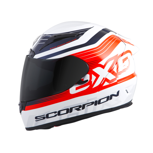 Scorpion - Scorpion EXO-R2000 Fortis Helmet - 200-7812 - White/Orange - X-Small