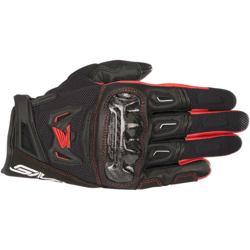 Alpinestars - Alpinestars SMX-2 V2 Air Carbon Gloves - 3567818-13-3X - Honda Black/Red - 3XL