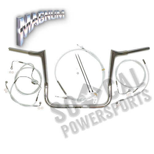 Magnum - Magnum 1-1/4in. Viking Bagger Handlebar Kit - 10in. - Chrome - 38831-410
