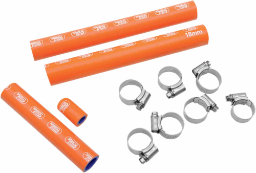 Moose Racing - Moose Racing Radiator Hose/Clamp Kit - Orange - MBU-KTM-51-OR