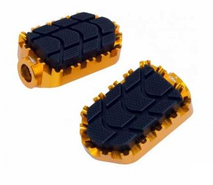 PUIG - PUIG Enduro Footpegs - Adventure - Gold - 7587O