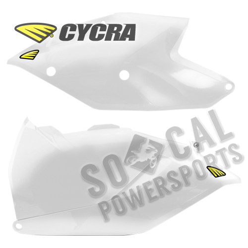 Cycra - Cycra Side Number Panels - White - 1CYC-2555-42