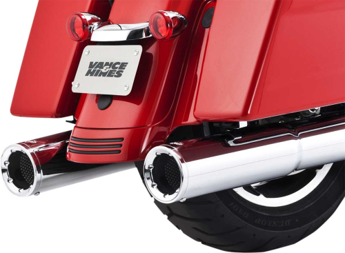 Vance & Hines - Vance & Hines 4-1/2in. Hi-Output Slip-Ons - Chrome - 16463