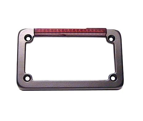 Signal Dynamics - Signal Dynamics LED License Plate Frame with Turn Signals - Black with Red Lens - 02003