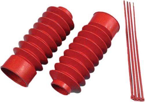 HardDrive - HardDrive 41mm Fork Boots - 9in. - Red - 359021