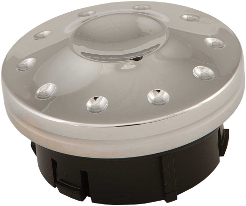 HardDrive - HardDrive LED Low Fuel Indicator Throttle Gas Cap - Chrome - 0210-2043-CH