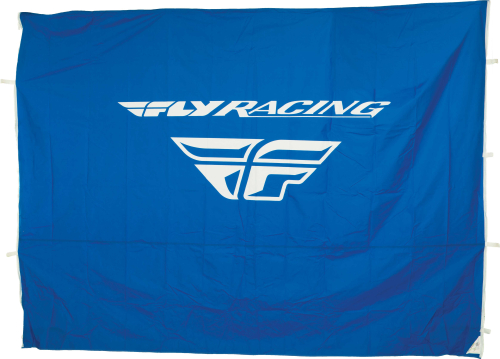 Fly Racing - Fly Racing Aluminum Canopy - 10ft. x 10ft. - Blue Full Wall - 31-51103